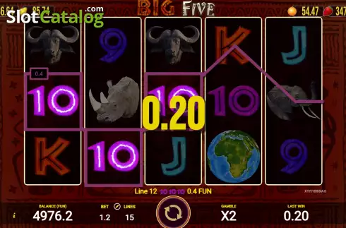 Οθόνη3. Big Five (AGT Software) Κουλοχέρης