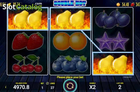 Οθόνη4. Double Hot (AGT Software) Κουλοχέρης