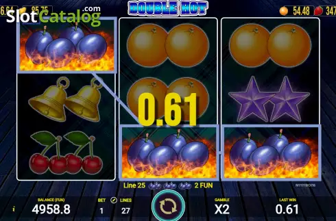 Οθόνη3. Double Hot (AGT Software) Κουλοχέρης