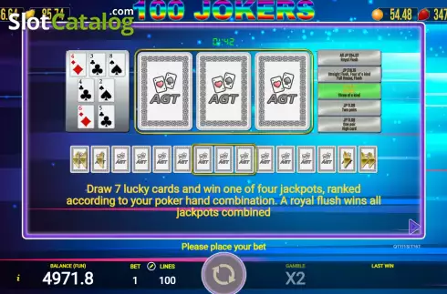 Οθόνη8. 100 Jokers Κουλοχέρης