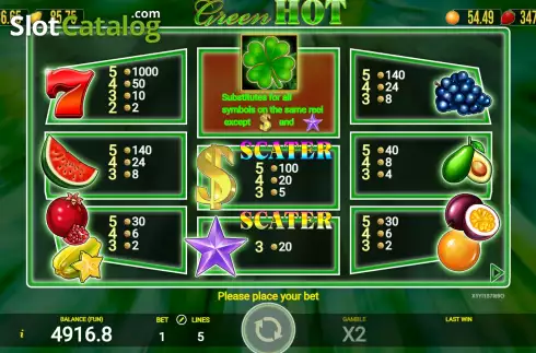 Οθόνη6. Green Hot Κουλοχέρης
