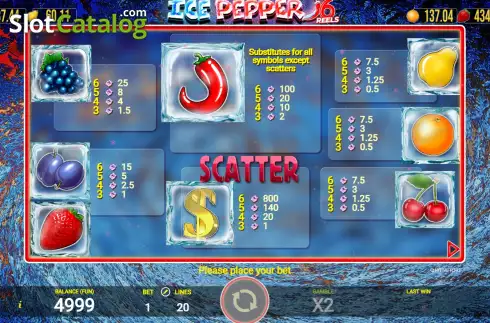 Οθόνη6. Ice Pepper 6 Κουλοχέρης