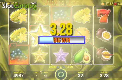 Οθόνη4. Shining Stars (AGT Software) Κουλοχέρης