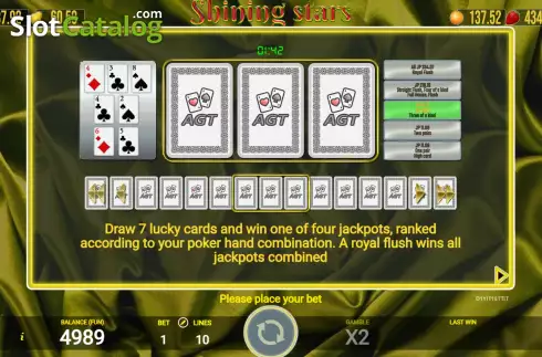 Οθόνη8. Shining Stars (AGT Software) Κουλοχέρης