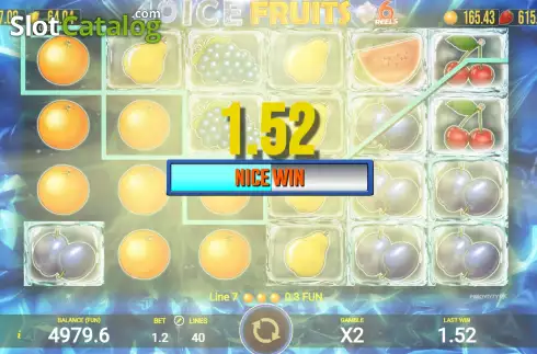 Οθόνη3. 40 Ice Fruits 6 Reels Κουλοχέρης 