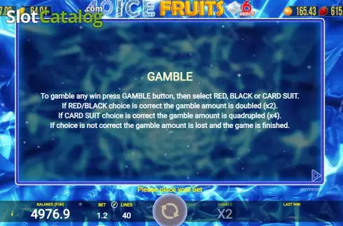 Οθόνη7. 40 Ice Fruits 6 Reels Κουλοχέρης 