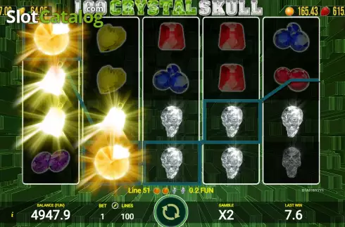 Οθόνη4. 100 Crystal Skull Κουλοχέρης