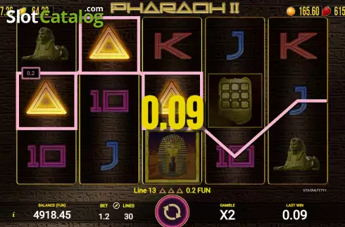 Οθόνη3. Pharaoh II (AGT Software) Κουλοχέρης