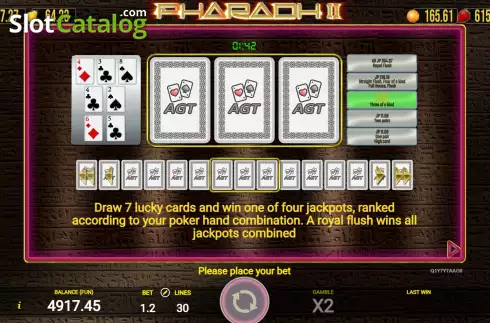 Οθόνη8. Pharaoh II (AGT Software) Κουλοχέρης