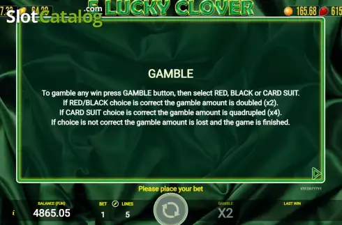 Οθόνη7. 5 Lucky Clover Κουλοχέρης 