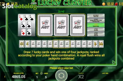 Οθόνη8. 5 Lucky Clover Κουλοχέρης 