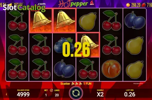 Οθόνη3. Hot Pepper 6 Reels Κουλοχέρης