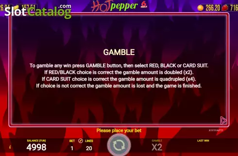 Οθόνη7. Hot Pepper 6 Reels Κουλοχέρης