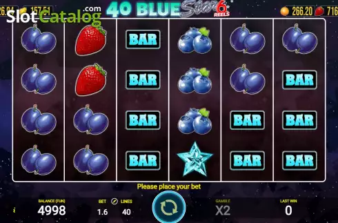 Οθόνη2. 40 Blue Star 6 Reels Κουλοχέρης