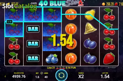 Οθόνη4. 40 Blue Star 6 Reels Κουλοχέρης