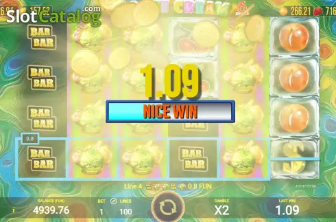 Οθόνη3. 100 Ice Cream 6 Reels Κουλοχέρης