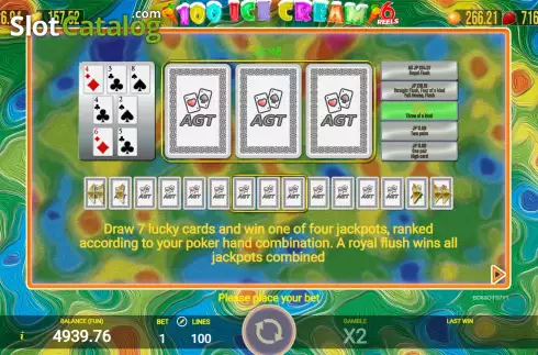 Οθόνη8. 100 Ice Cream 6 Reels Κουλοχέρης