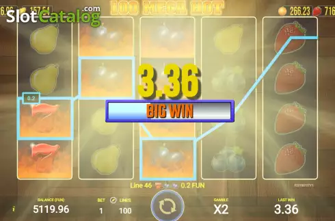 Οθόνη4. 100 Mega Hot (AGT Software) Κουλοχέρης