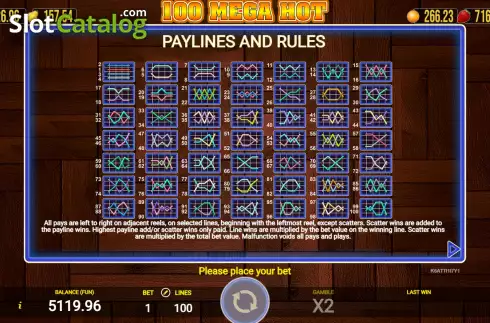 Οθόνη9. 100 Mega Hot (AGT Software) Κουλοχέρης