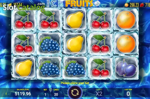 Οθόνη2. Ice Fruits (AGT Software) Κουλοχέρης