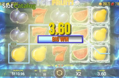Οθόνη4. Ice Fruits (AGT Software) Κουλοχέρης