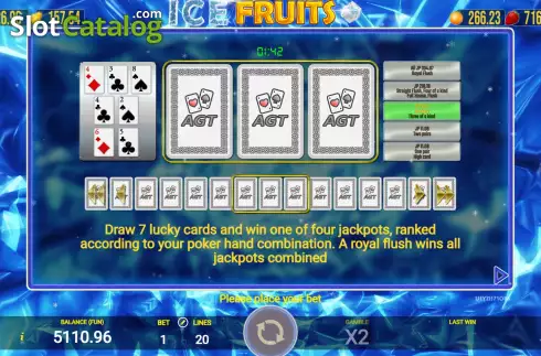 Οθόνη8. Ice Fruits (AGT Software) Κουλοχέρης
