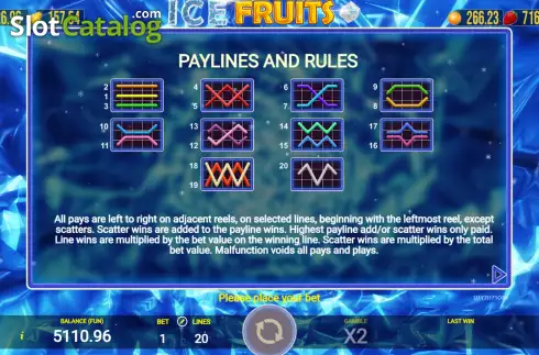 Οθόνη9. Ice Fruits (AGT Software) Κουλοχέρης