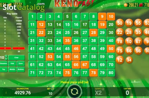 Οθόνη4. Keno Fast Κουλοχέρης