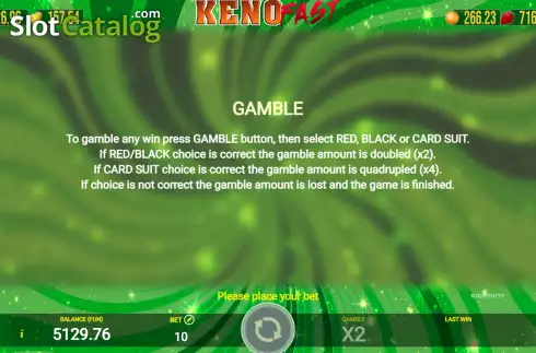 Οθόνη8. Keno Fast Κουλοχέρης