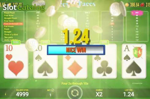 Οθόνη3. Aces And Faces (AGT Software) Κουλοχέρης