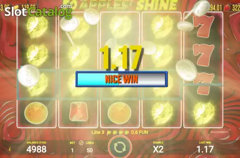 Οθόνη3. Apples' Shine 50 Κουλοχέρης 