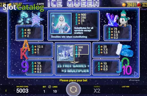 Οθόνη6. Ice Queen (AGT Software) Κουλοχέρης
