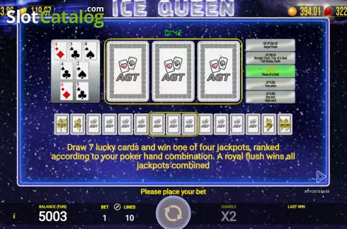 Οθόνη8. Ice Queen (AGT Software) Κουλοχέρης