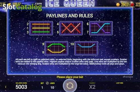 Οθόνη9. Ice Queen (AGT Software) Κουλοχέρης