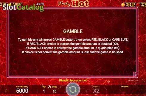 Οθόνη7. Lucky Hot (AGT Software) Κουλοχέρης