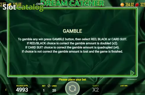 Οθόνη7. Dream Catcher (AGT Software) Κουλοχέρης