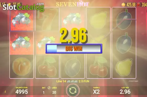 Οθόνη4. Seven Hot Κουλοχέρης