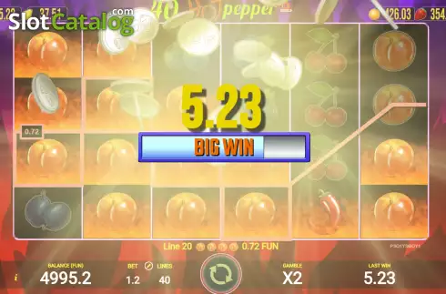 Οθόνη4. 40 Hot Pepper 6 Reels Κουλοχέρης 