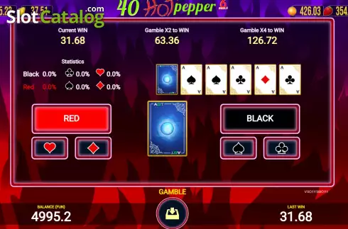 Οθόνη5. 40 Hot Pepper 6 Reels Κουλοχέρης 