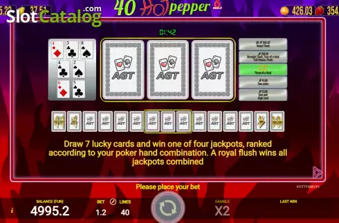 Οθόνη8. 40 Hot Pepper 6 Reels Κουλοχέρης 