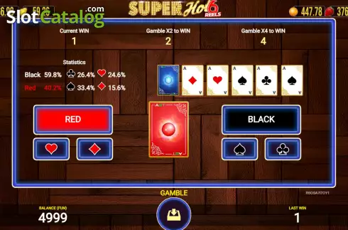 Οθόνη5. Super Hot 6 Reels Κουλοχέρης
