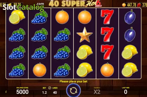 Οθόνη2. 40 Super Hot 6 Reels Κουλοχέρης