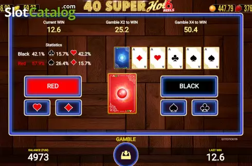 Οθόνη5. 40 Super Hot 6 Reels Κουλοχέρης