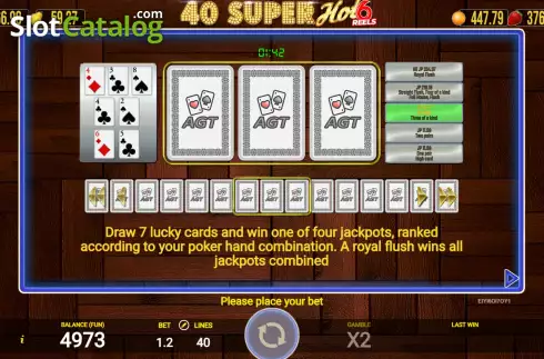 Οθόνη8. 40 Super Hot 6 Reels Κουλοχέρης