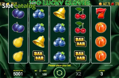 Οθόνη2. 100 Lucky Clover Κουλοχέρης