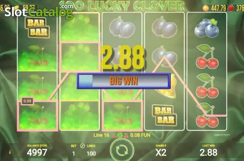 Οθόνη4. 100 Lucky Clover Κουλοχέρης