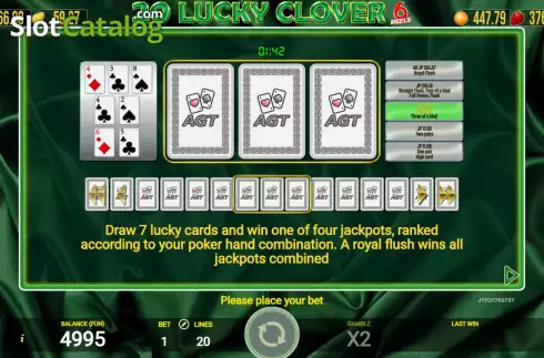 Οθόνη8. 20 Lucky Clover Κουλοχέρης