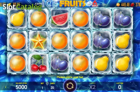 Οθόνη2. Ice Fruits 6 Reels Κουλοχέρης