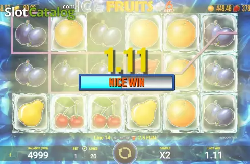 Οθόνη3. Ice Fruits 6 Reels Κουλοχέρης