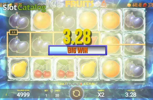 Οθόνη4. Ice Fruits 6 Reels Κουλοχέρης